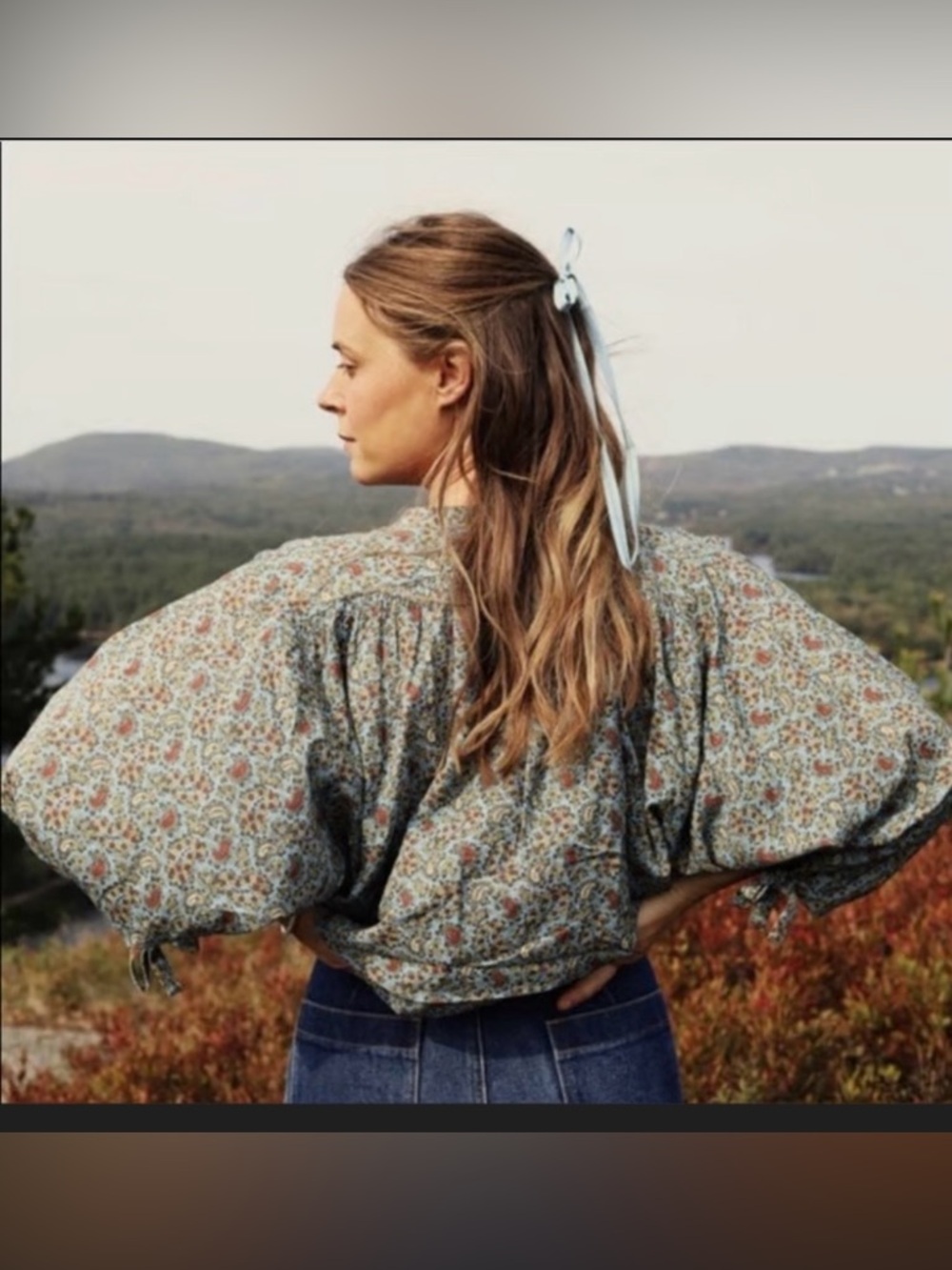 Doen O’keeffe blouse in a floral pattern - Picture 3 of 9